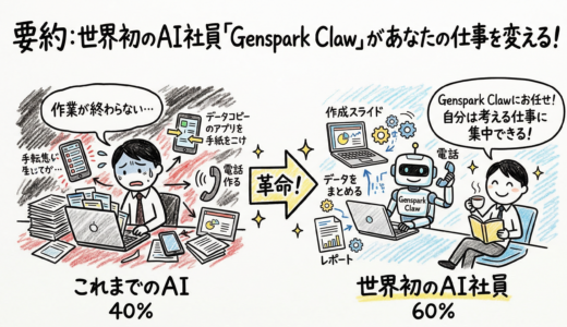 【完全解説】Genspark Clawとは？1回の指示で仕事が終わる自律型AI