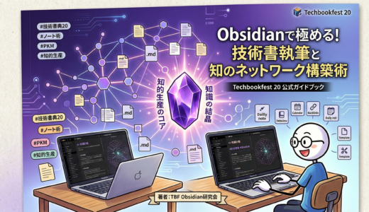【ご報告】技術書典20にサークル出展！メモ迷子を卒業するObsidian本を書きます