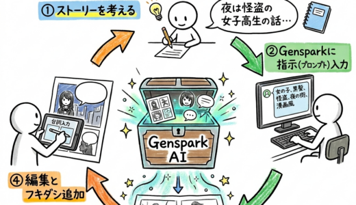 【完全解説】Gensparkを使ったAI漫画の作り方｜絵が描けなくてもOK！